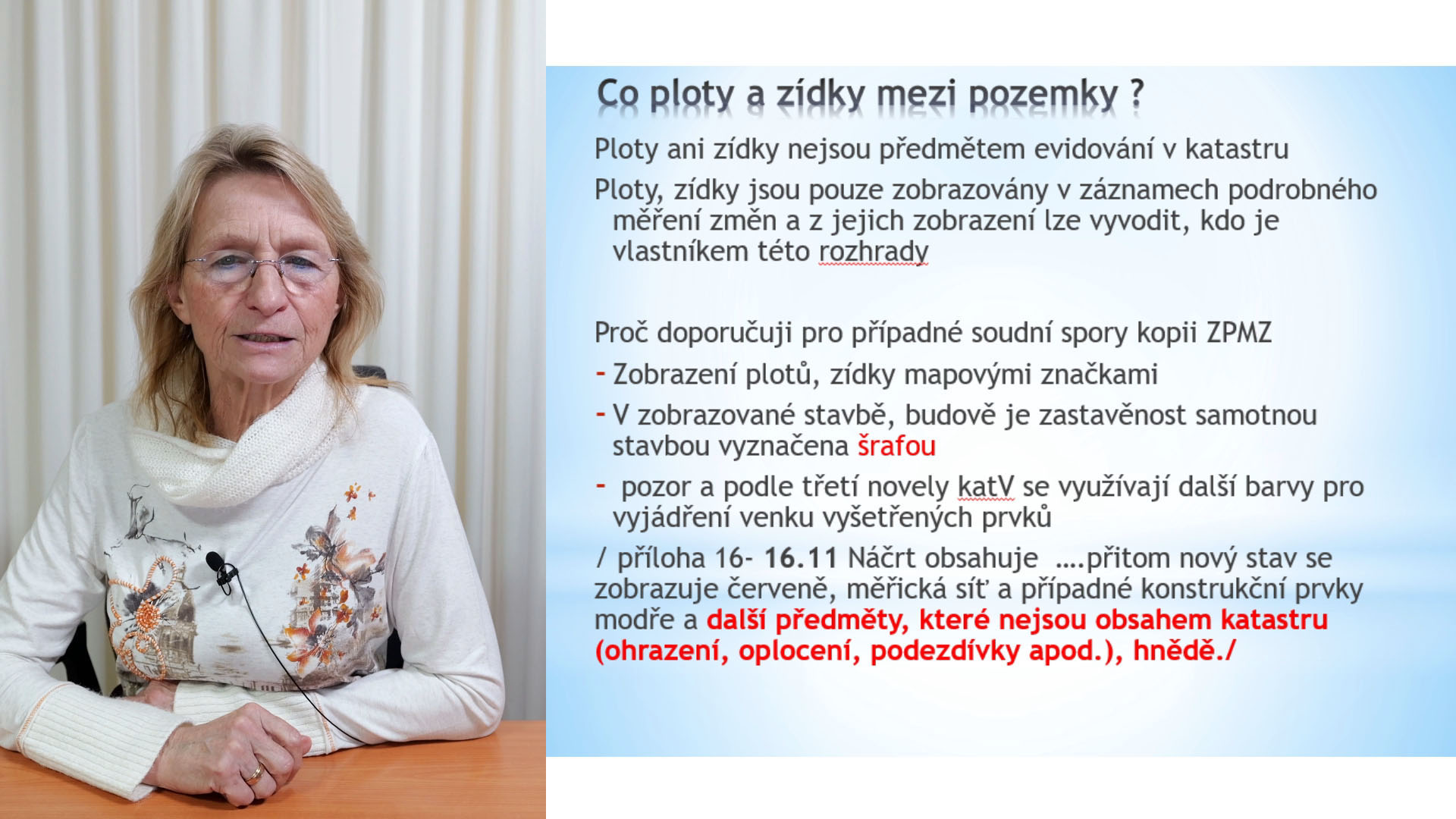 Katastr nemovitostí - spojení technických a právních informací k nemovitostem | Ing. Naděžda Vitulová