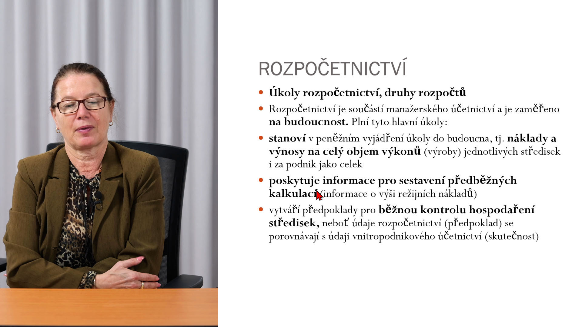 Komplexní kurz účetnictví (5. část) - Inventarizace a využití účetnictví | Ing. Lenka Kruntorádová